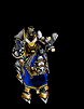 Warcraft III knight unit model.