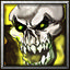 Skeletal Mage portrait icon in Warcraft III.