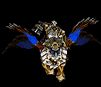 A gryphon rider in Warcraft III.