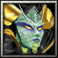 Naga Sea Witch unit icon in Warcraft III.