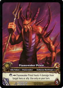 Flamewaker Priest TCG card.jpg