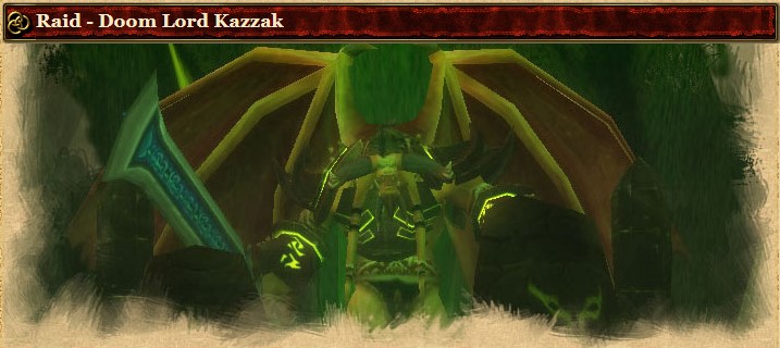 2004 Game Guide's Banner for the Doom Lord Kazzak Raid Encounter