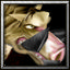 A chief quilboar unit icon in Warcraft III.