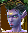 Dryad portrait in Warcraft III: Reforged.