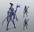 The War Within evolved nerubian concept art.