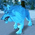Frost wolf in World of Warcraft.