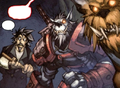 Darius standing with Halford and a worgen.