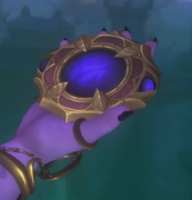 The Dark Heart held by Xal'atath in World of Warcraft: The War Within Features Overview.