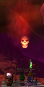 Image of Floating Skull