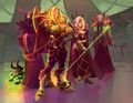 Lor'themar and his advisors in the TCG.