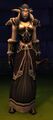 Sylvanas's original model in World of Warcraft was a night elf model until WotLK, when she was the only dark ranger in WoW.