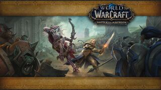 Battle for Lordaeron loading screen (Sylvanas Windrunner and Anduin Wrynn)