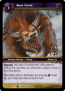 Bear Form (Heroes of Azeroth) TCG Card.png