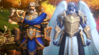 Uther the human and Uther the kyrian.