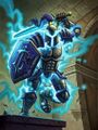 The Steel Sentinel is described as Lothar's armor in Hearthstone.[53]