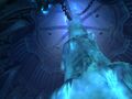 The spire, stairway to the Frozen Throne, as seen in Wrath of the Lich King.