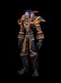 Night elf male wearing The Highlander's Will and complementing Stormshroud Armor