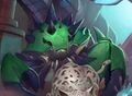 A sand crab in a piece of Hearthstone artwork.