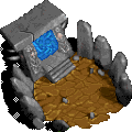 The reconstructed Dark Portal in Warcraft II.