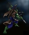Warcraft 3 concept art Spearman
