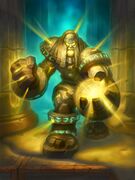 Earthen Golem in Hearthstone.