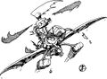 A gnomish flying machine from the Warcraft II: Tides of Darkness manual.