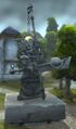 A statue of Tirion in Hearthglen in Cataclysm.