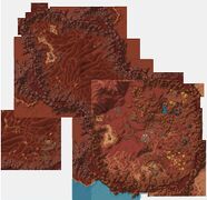 Minimap of Outland in the pre-TBC game files.