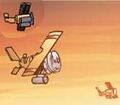 Alliance flying machines seen in the World of Warcraft: The Comic Issue#0 (shown without a propeller for vertical lift).