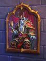 A Creepy Painting of Denathrius in Hearthstone.