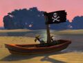 A hozen pirate ship.