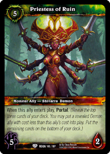 Priestess of Ruin TCG card.png