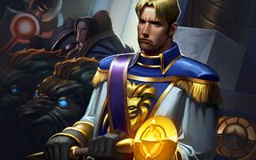 Anduin and Varian in Stormwind Keep.