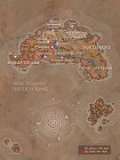 Map of the War against the Lich King.
