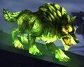 Fel-corrupted frost wolf.