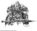 Death knight art in RPG books Alliance & Horde Compendium and Dark Factions.