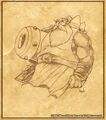"Mortar Dwarf" concept art.