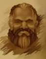 A portrait of Danath, as seen in the canceled Warcraft Adventures.