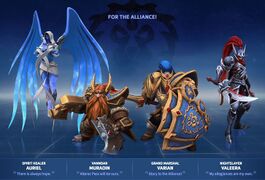 Echoes of Alterac, a Warcraft event (Alliance skins).