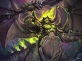 Mannoroth art on two cards in The Caverns of Time raid set.