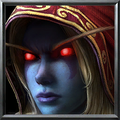 Sylvanas portrait from Warcraft III: Reforged.