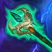 The Staff of the Primus in Hearthstone.