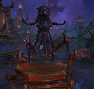 A statue of Neferess in the Umbral Bazaar.