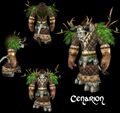 Tauren druid wearing Cenarion Raiment