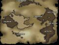 The alpha world map, with Undermine already present and Northrend.