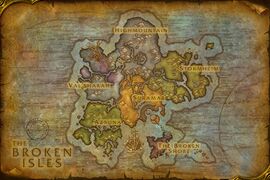 BlizzCon 2015 continent map.