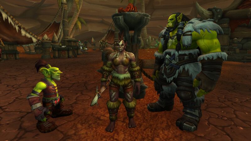 File:Warchief of the Horde - Gazlowe and Thrall.jpg