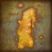 Kalimdor map, during Vanilla
