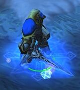 Paladin Arthas with Frostmourne.