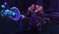 Ner'zhul holding the Staff of Souls in Shadowmoon Valley.